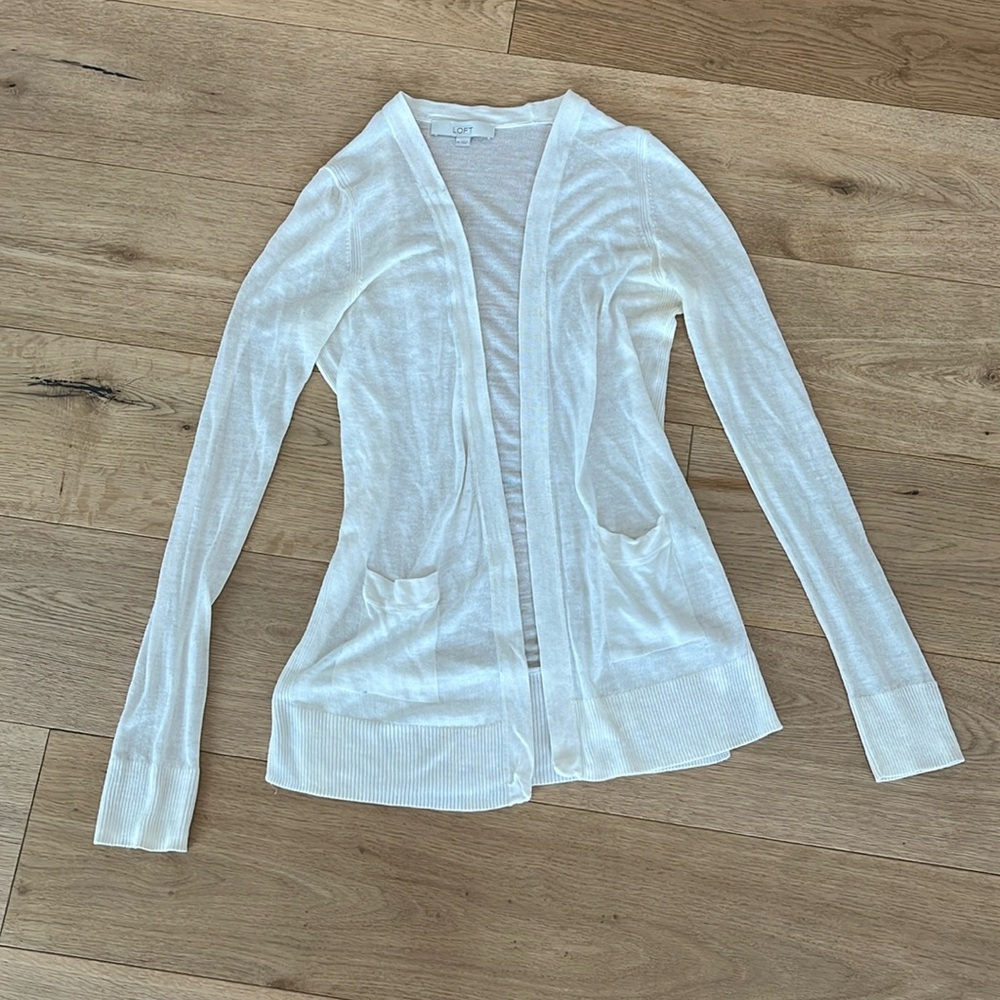 LOFT Sheer Cardigan